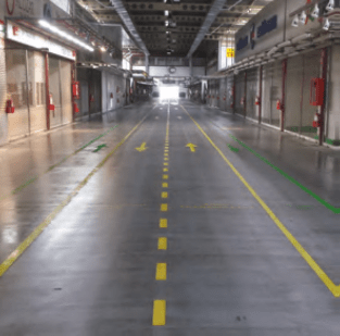 Fast opening to traffic coatings