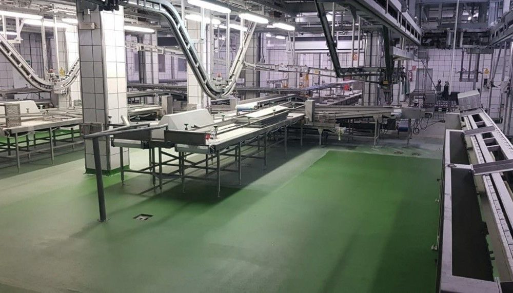 Food industry floors