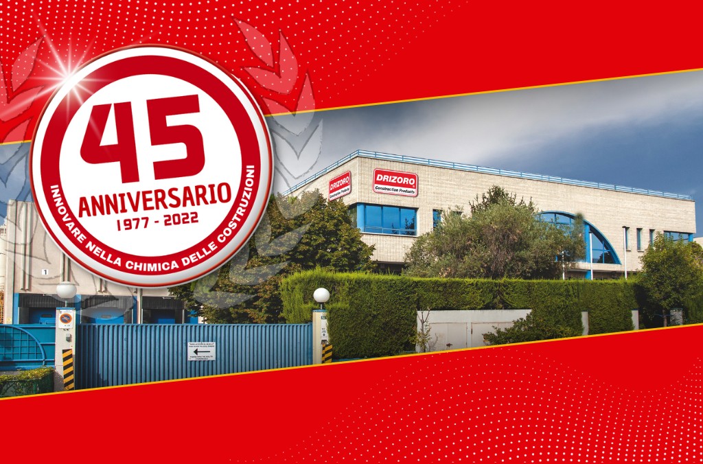Drizoro celebra su 45º aniversario como referente en soluciones químicas para construcción