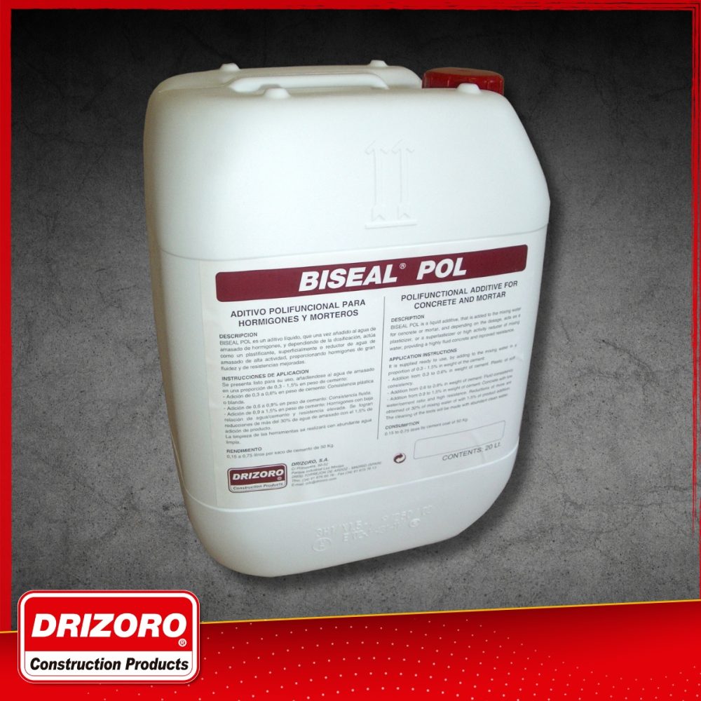 Biseal Pol aditivo polifuncional para hormigones y morteros