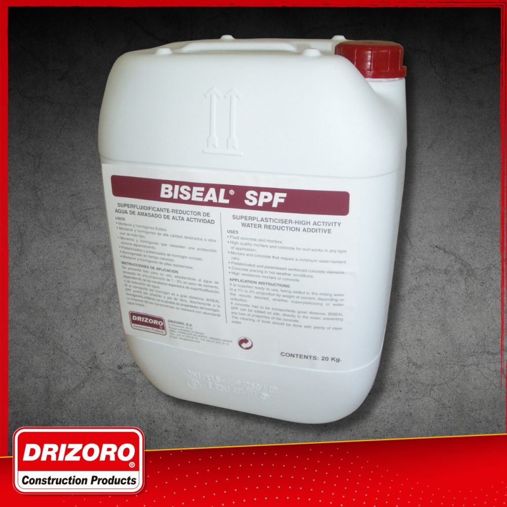 Biseal SPF Superplastificante reductor de agua de amasado de alta actividad