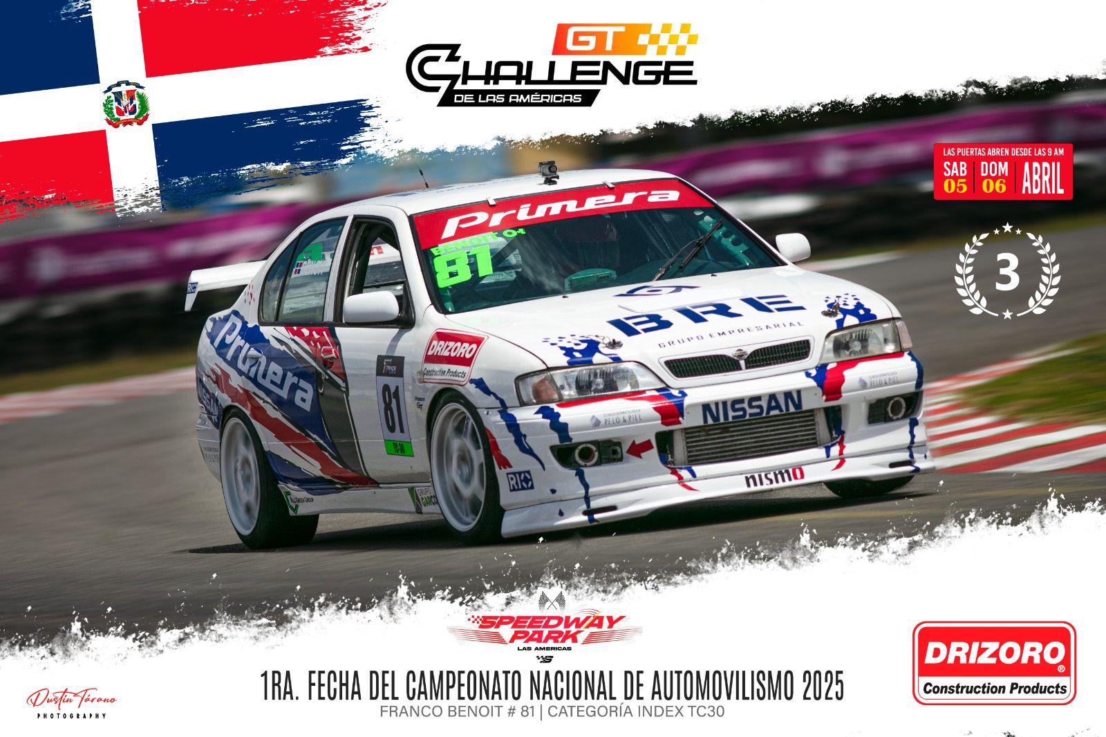 Franco Benoit en el Campeonato Nacional de Automovilismo 2025